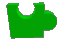 Green Spinning Puzzle Piece